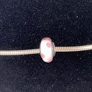Pandora Pink Polka Dot Murano Bead